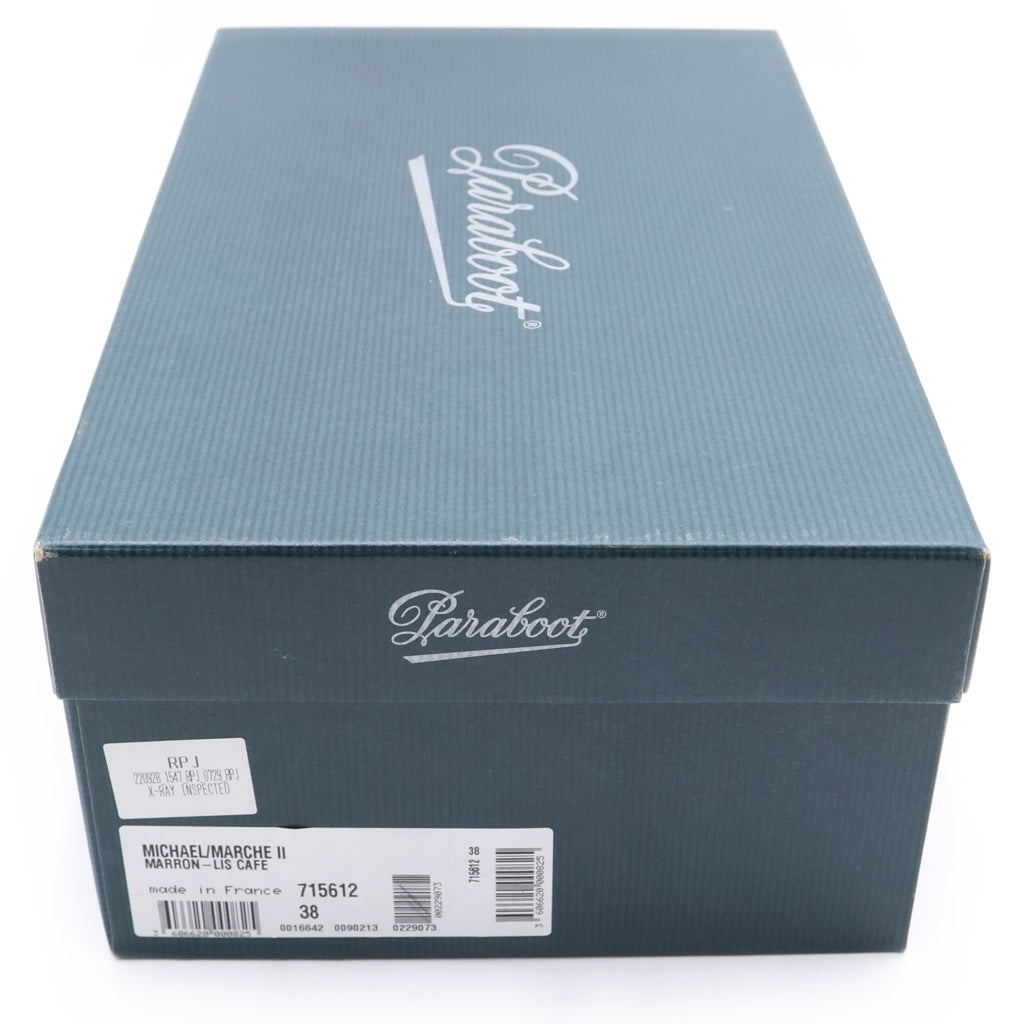 PARABOOT(パラブーツ) MICHAEL MARCHE2 CAFE ミカエル マルシェ カフェ チロリアンシューズ レザーレースアップシューズ ローファー ブラウン 715612 レディース