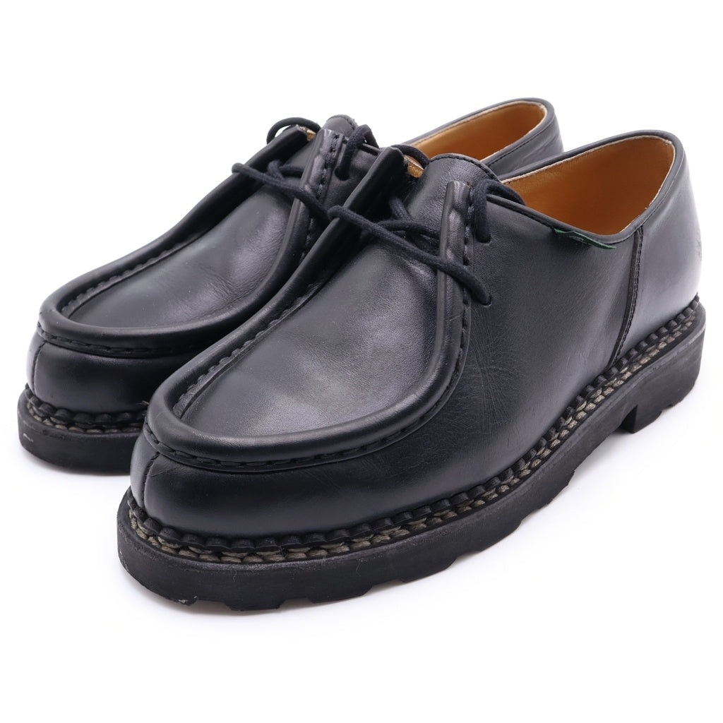 PARABOOT(パラブーツ) MICHAEL MARCHE2 NOIR ミカエル マルシェ ノアール チロリアンシューズ レザーレースアップシューズ ローファー ブラック 715612 レディース