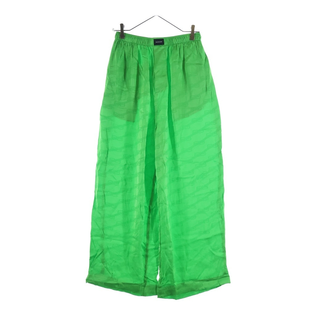 BALENCIAGA(バレンシアガ) 22SS BB Monogram Pyjama Pants BBモノグラム パジャマパンツ グリーン 659026 TMO68