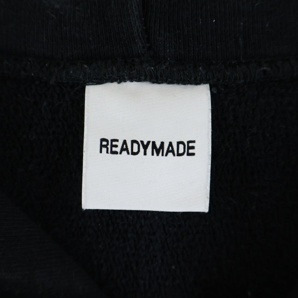 READY MADE(レディメイド) R MUTT HOODIE アールマット プルオーバースウェットパーカー フーディー ブラック RE-CO-BK-00-00-195