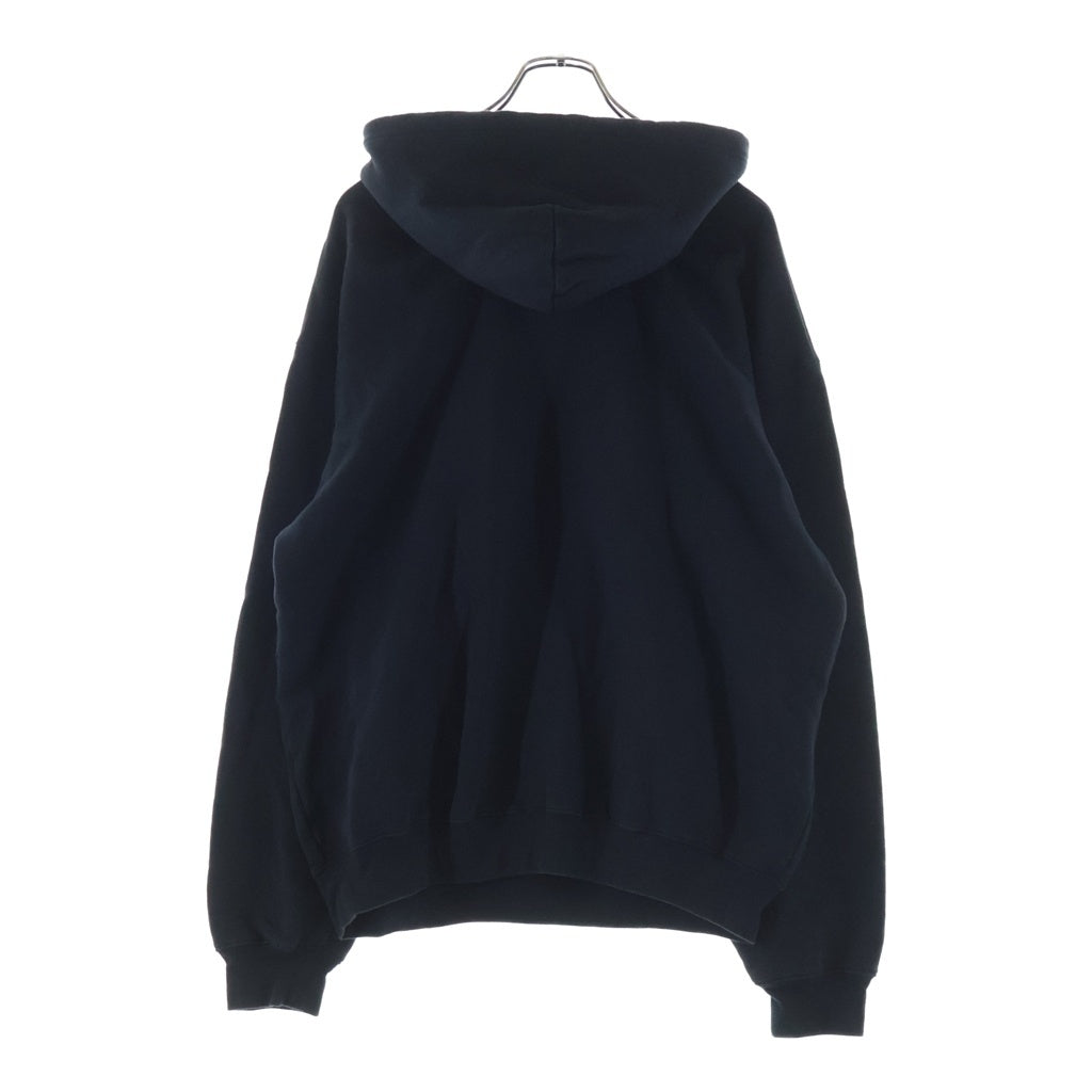 BALENCIAGA(バレンシアガ) 19AW バービーロゴプリント プルオーバーパーカー フーディ ブラック 583215
