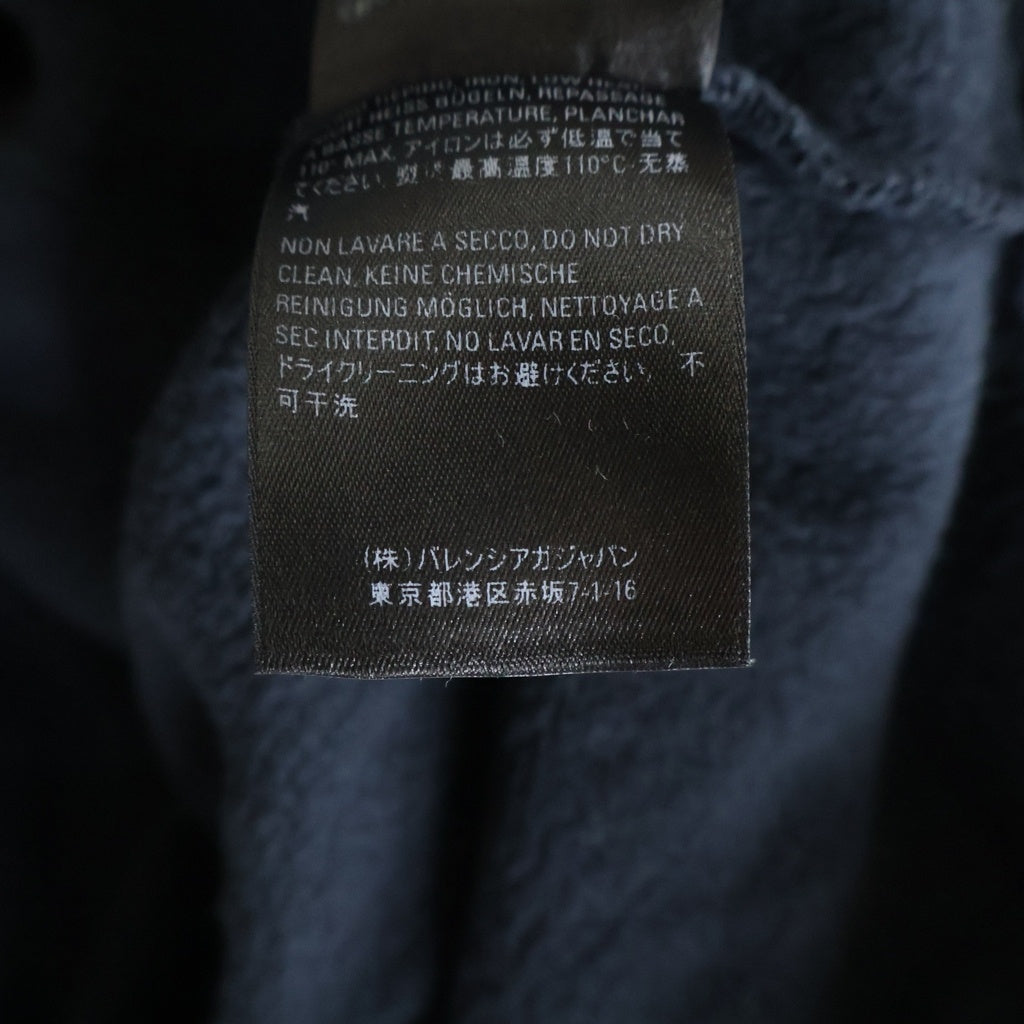 BALENCIAGA(バレンシアガ) 19AW バービーロゴプリント プルオーバーパーカー フーディ ブラック 583215
