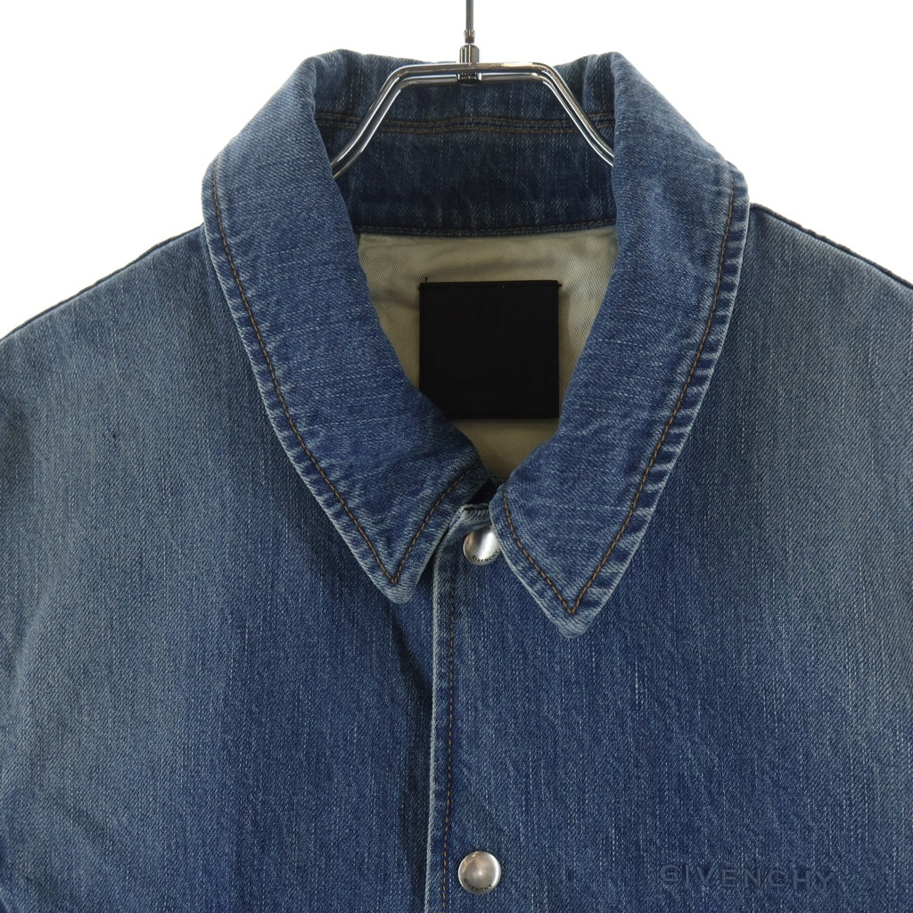 GIVENCHY(ジバンシィ) Denim Sleeveless Jacket BM01795Y9G デニム スリーブレス ジャケット ベスト インディゴ