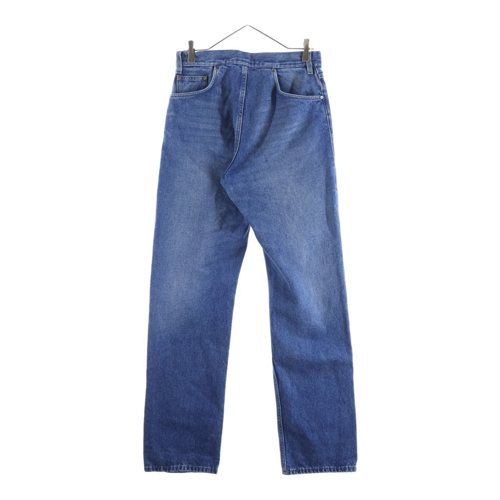 BURBERRY(バーバリー) Logo Patch Straight Denim Pants 8025376 ロゴパッチ ストレートデニムパンツ ジーンズ インディゴ