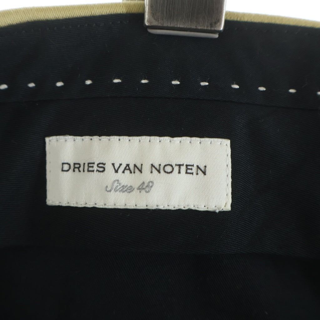 DRIES VAN NOTEN(ドリスヴァンノッテン) コットンストレートスラックスパンツ ベージュ 1157-343-1247