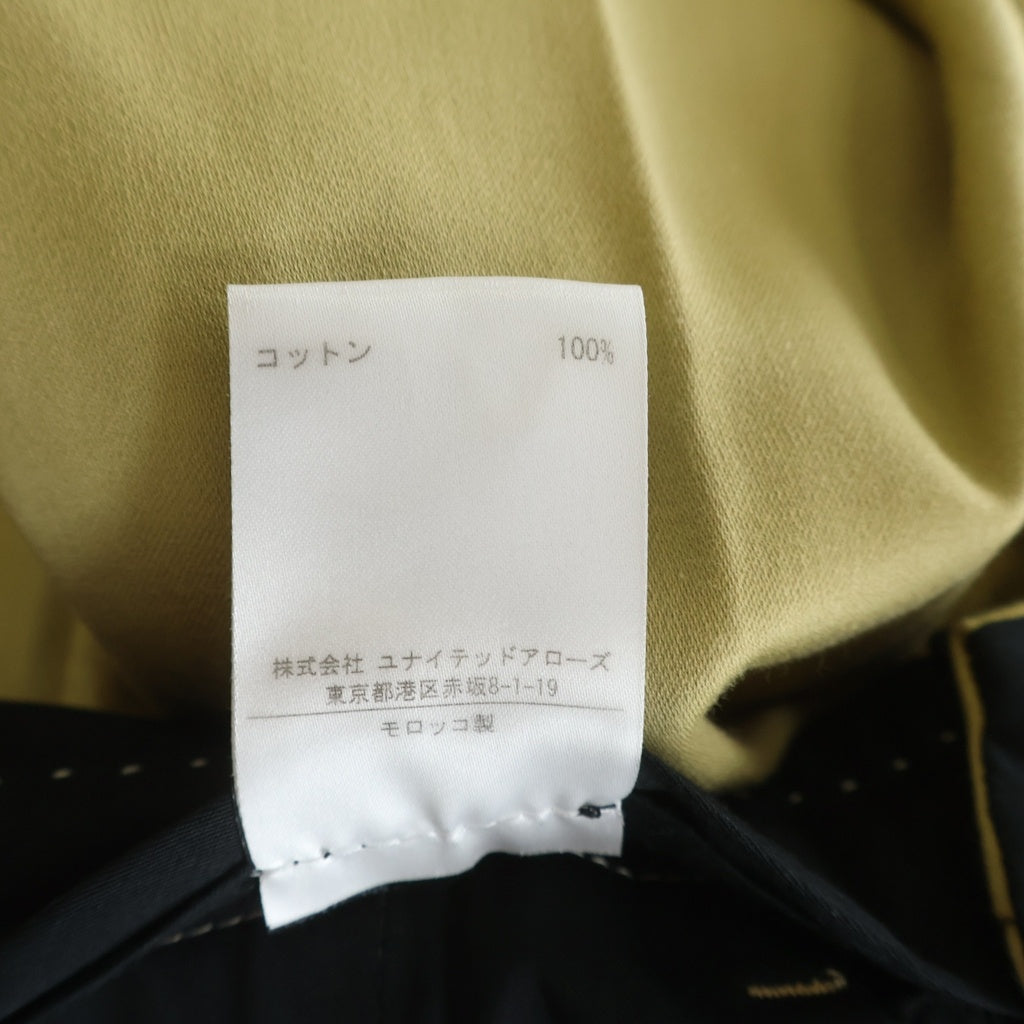 DRIES VAN NOTEN(ドリスヴァンノッテン) コットンストレートスラックスパンツ ベージュ 1157-343-1247