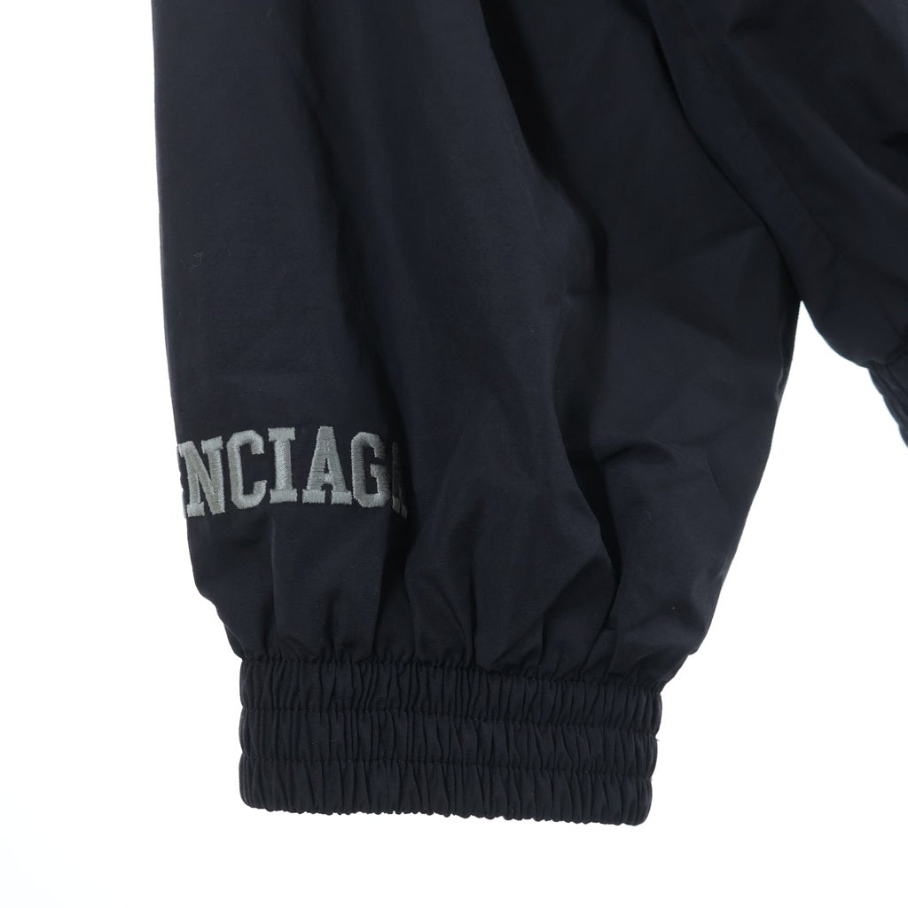 BALENCIAGA(バレンシアガ) 26SS 3Bスポーツアイコン 3Bフットボール トラックスーツジャケット ブラック 857734 TPQ38