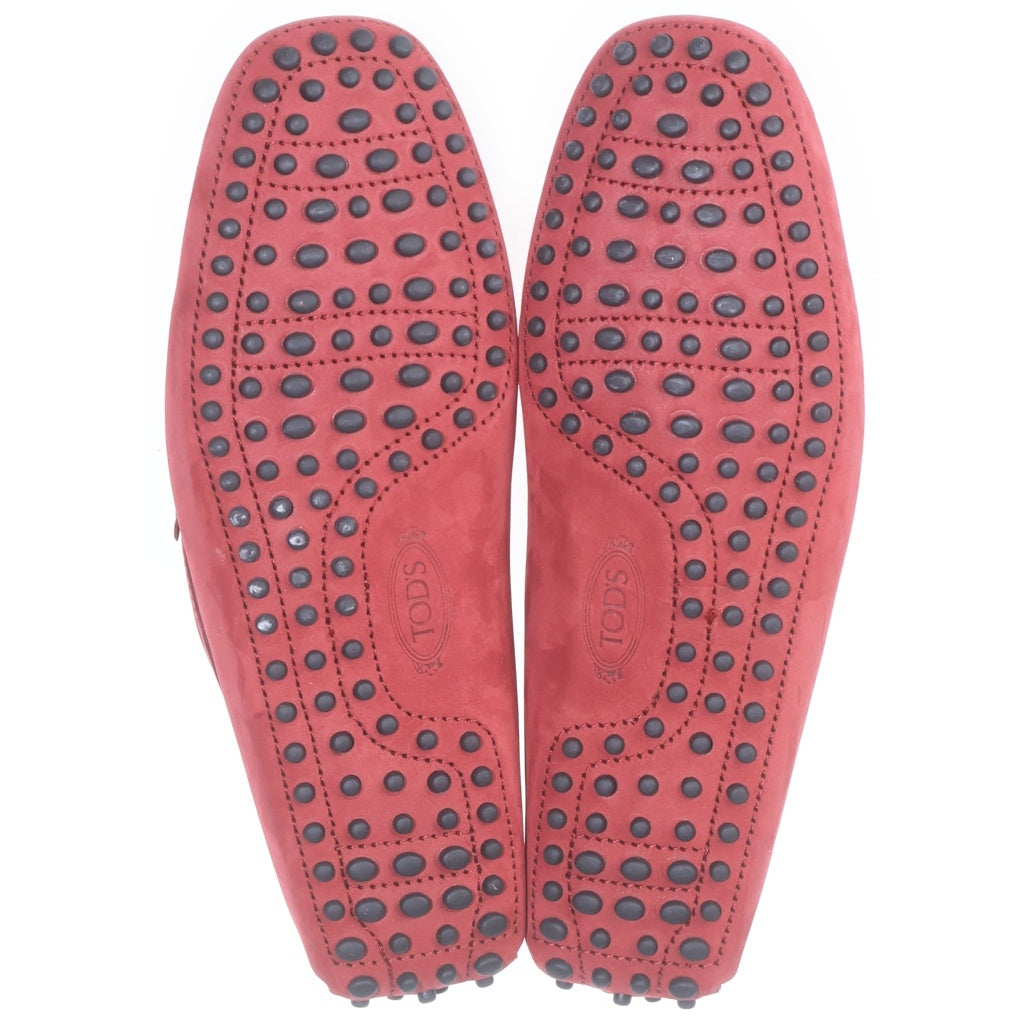 TOD'S(トッズ) ×FERRARI スエードレザー ドライビングシューズ レッド
