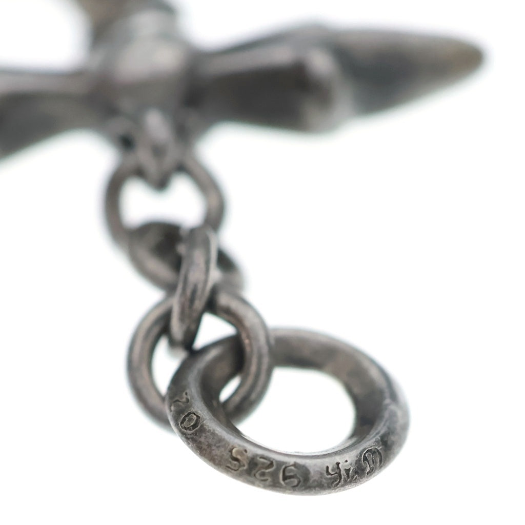 の*雷様 クロムハーツ　ローリークロスチャーム CHROME HEARTS(クロムハーツ) ROLY CROSS ローリークロス チャーム
