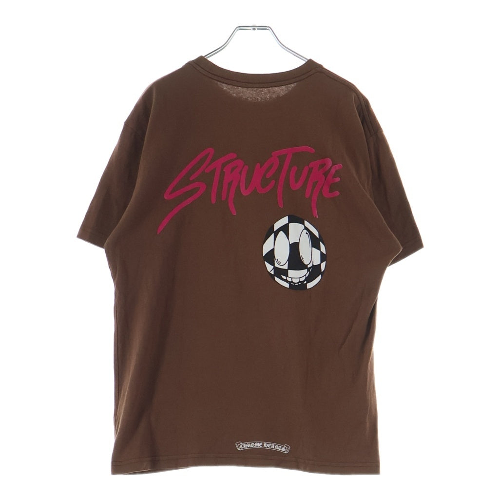 CHROME HEARTS(クロムハーツ) ×MATTY BOY PPO STRUCTURE TEE マッティボーイ プロ ストラクチャー クルーネック半袖Tシャツカットソー ブラウン