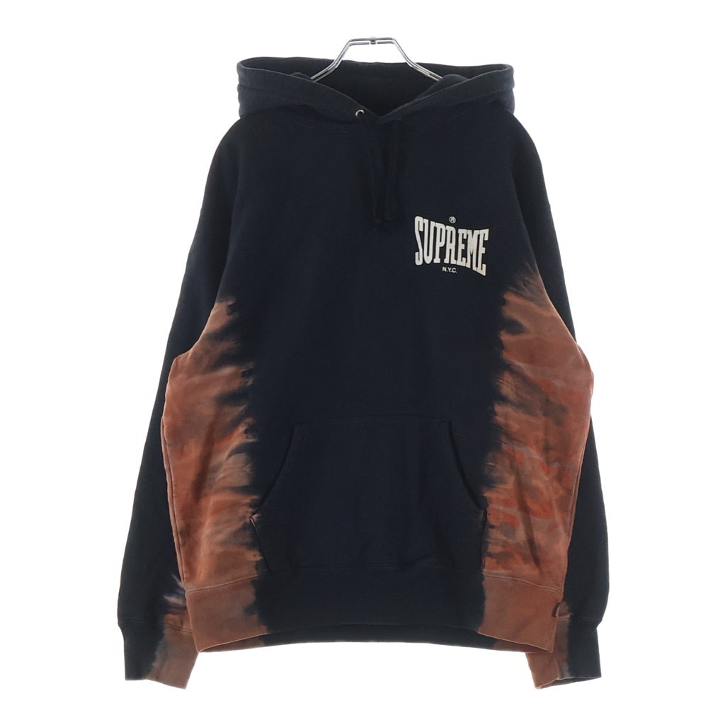 SUPREME(シュプリーム) 21AW Bleached Hooded Sweatshirt ブリーチド フーデッド プルオーバーパーカー フーディ ブラック