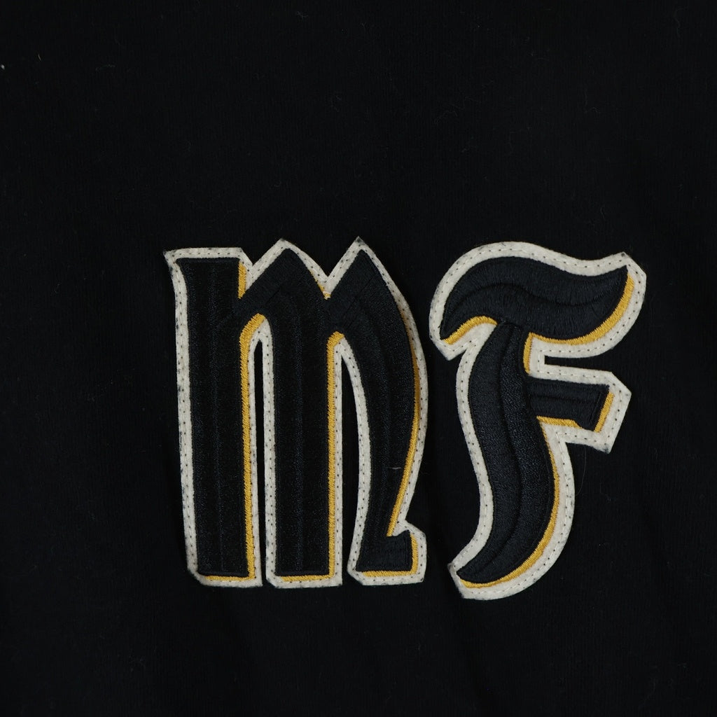 MONCLER(モンクレール) ×FRAGMENT DESIGN ワッペン バックプリント 半袖Tシャツカットソー ブラック E109U8000250 8391Q