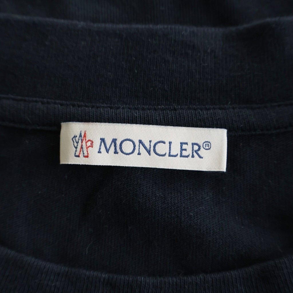 MONCLER(モンクレール) MAGLIA T-SHIRTクルーネック半袖Tシャツカットソー ブラック F10918C72010