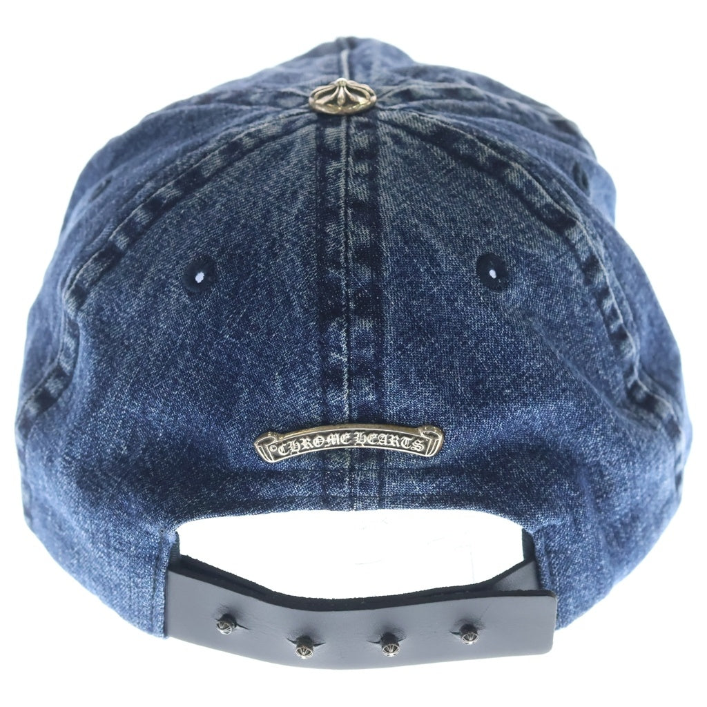 CHROME HEARTS(クロムハーツ) 24SS Vine Dagger Embroidery Denim Trucker Cap クロムハーツ ヴァインダガー 刺繍 デニム トラッカーキャップ 帽子 スクロール インディゴ
