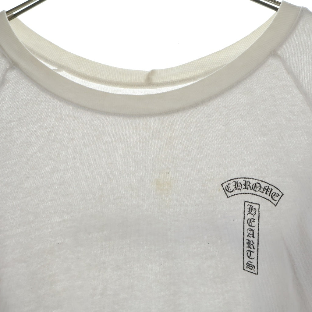CHROME HEARTS(クロムハーツ) ×MATTY BOY PPO SNOT SPIT TEE マッティボーイ スノットスピット クルーネック長袖Tシャツカットソー ロンT ホワイト
