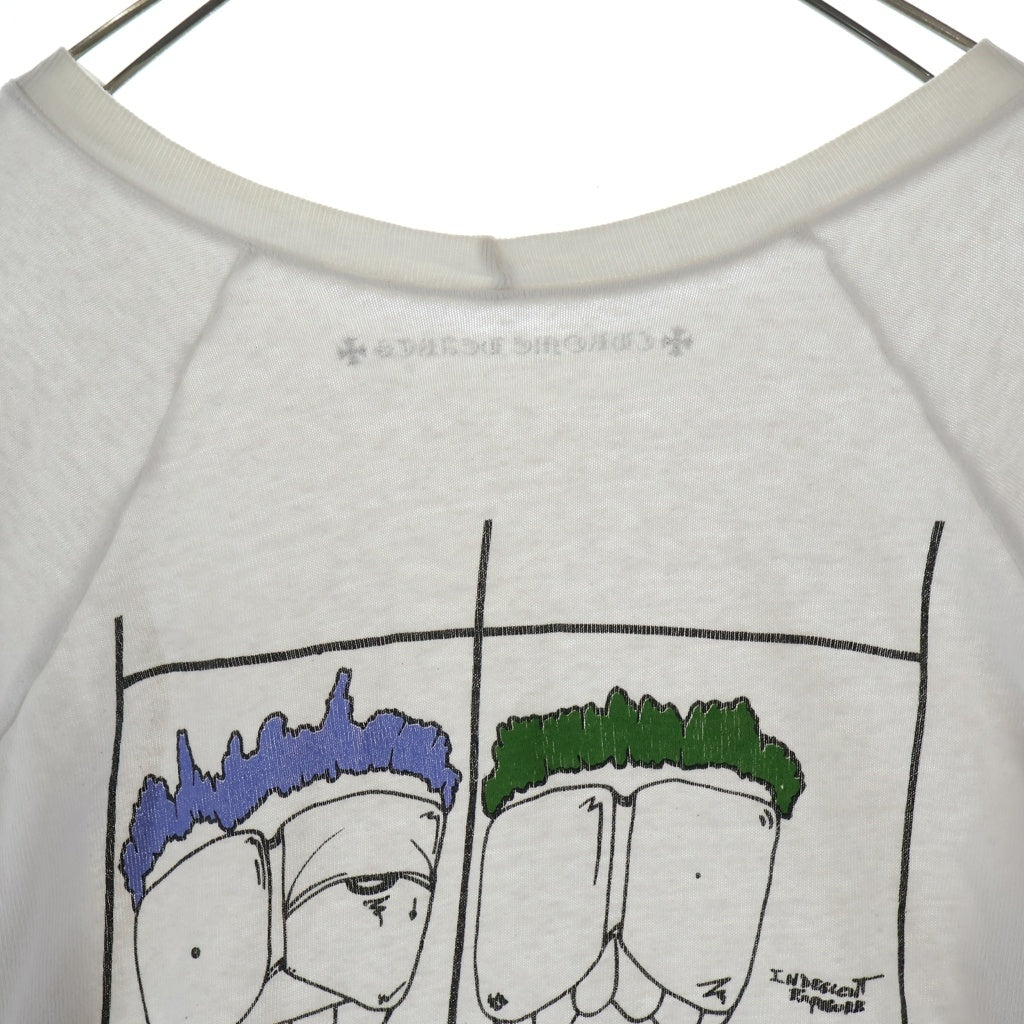 CHROME HEARTS(クロムハーツ) ×MATTY BOY PPO SNOT SPIT TEE マッティボーイ スノットスピット クルーネック長袖Tシャツカットソー ロンT ホワイト