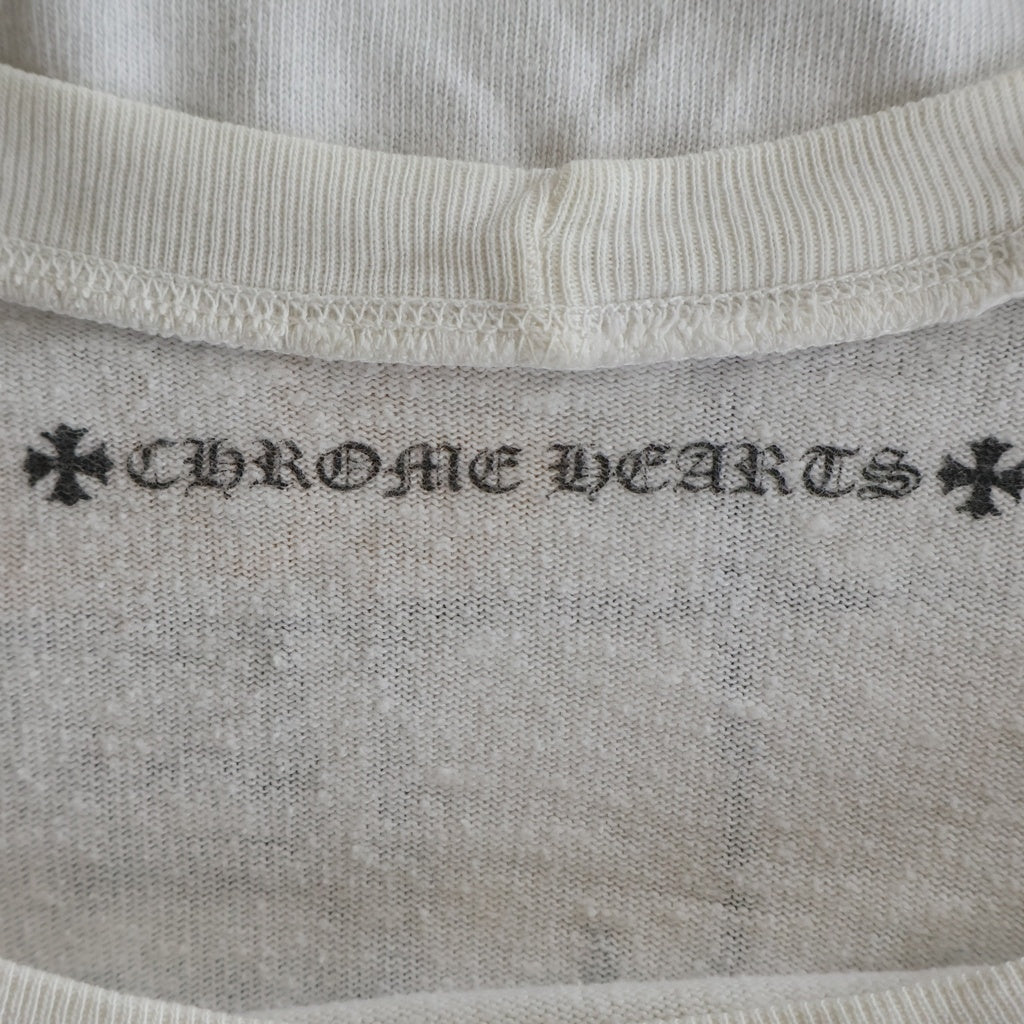 CHROME HEARTS(クロムハーツ) ×MATTY BOY PPO SNOT SPIT TEE マッティボーイ スノットスピット クルーネック長袖Tシャツカットソー ロンT ホワイト