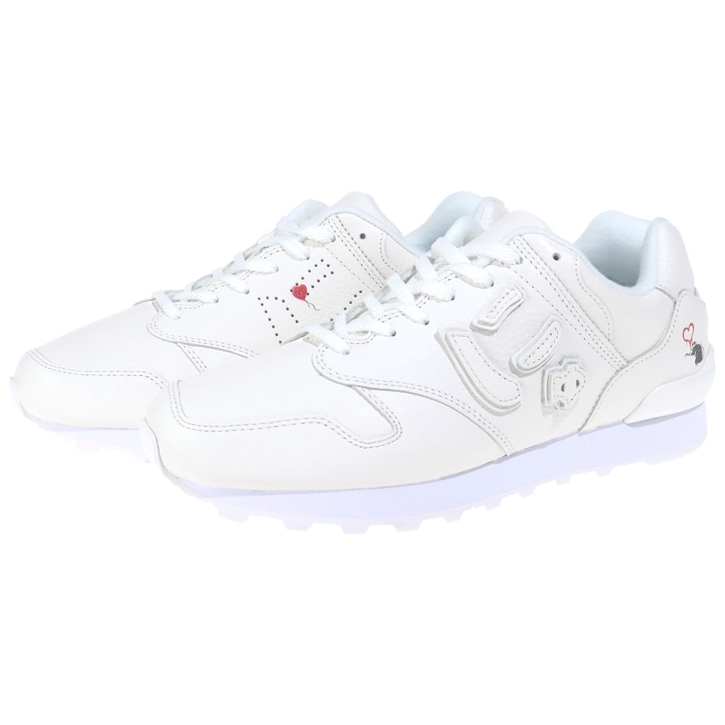 Sangacio(サンガッチョ) × BRANDALISED にゅーず PURE WHITE ローカットスニーカー ホワイト