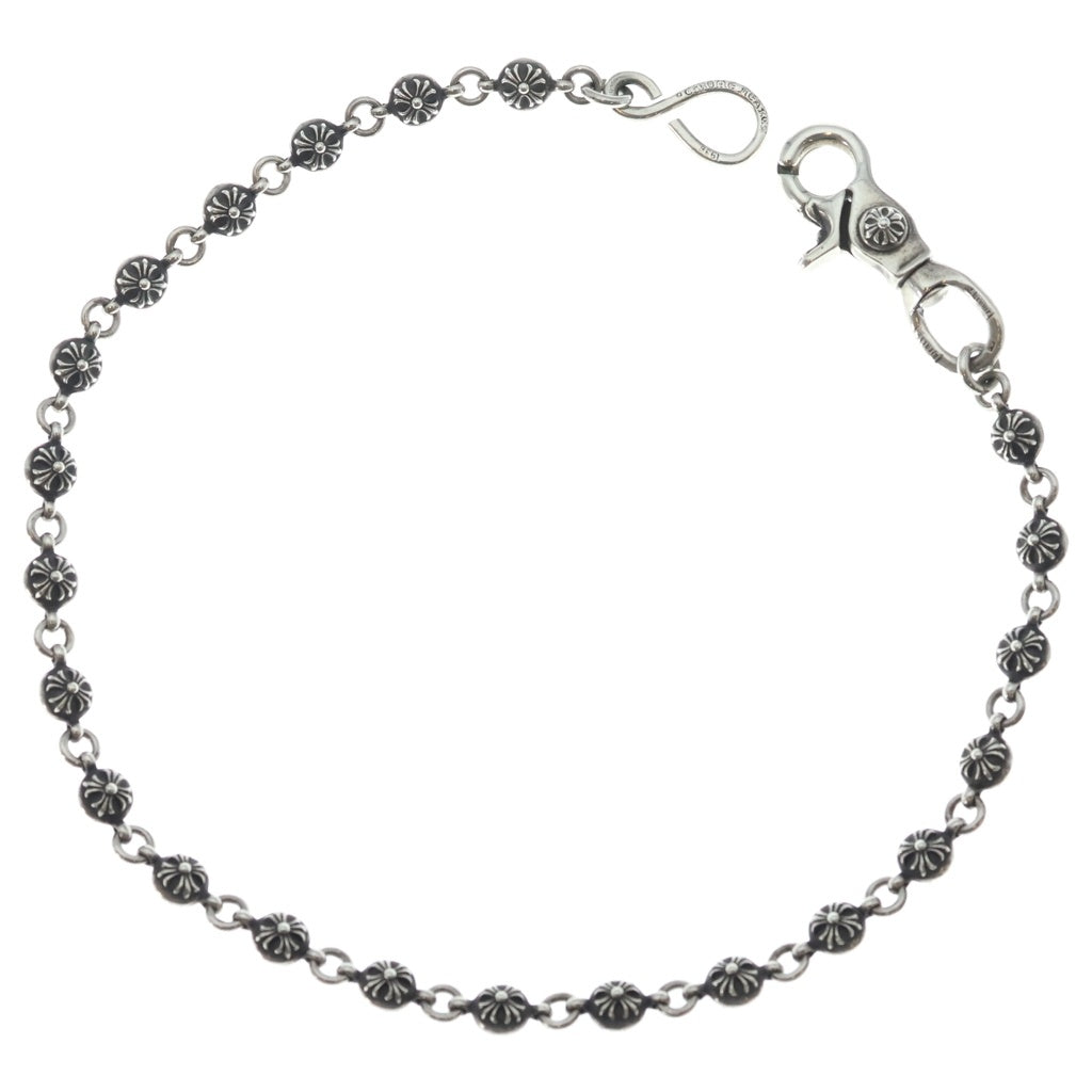 CHROME HEARTS(クロムハーツ) 2BALL LONG-S/1クリップロング#2クロスボール ウォレットチェーン シルバー BCA386