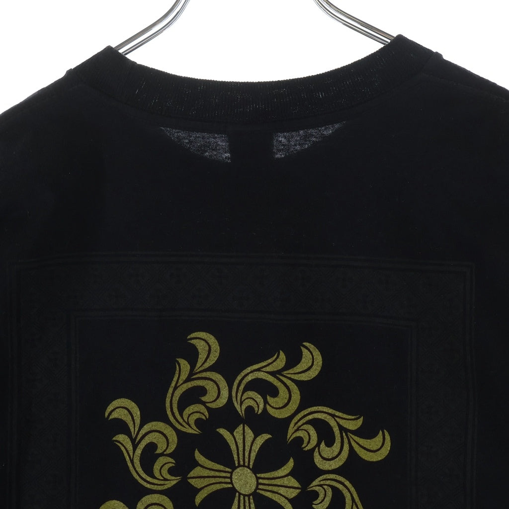 CHROME HEARTS(クロムハーツ) OLD オールド ホノルル限定バックフレームドCHプラス クルーネック半袖Tシャツカットソー ブラック