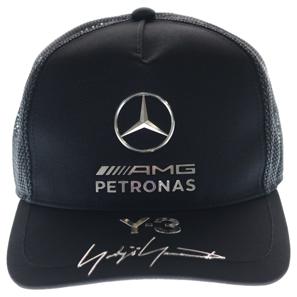 Y-3(ワイスリー) ×MERCEDES-AMG PETRONAS FORMULA 1 TEAM TRUCKER CAP メルセデス ペトロナスフォーミュラー1 チームトラッカー ベースボールメッシュキャップ 帽子 KR4909