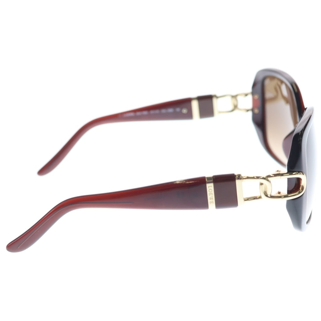 LOEWE(ロエベ) チェーンモチーフ オーバルサングラス 眼鏡 アイウェア 57□16 ブラウン SLW782