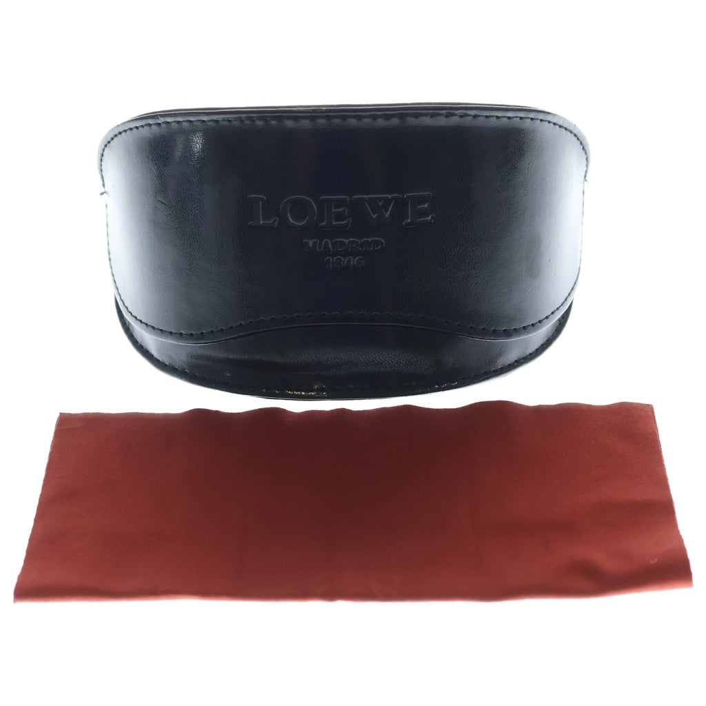 LOEWE(ロエベ) チェーンモチーフ オーバルサングラス 眼鏡 アイウェア 57□16 ブラウン SLW782