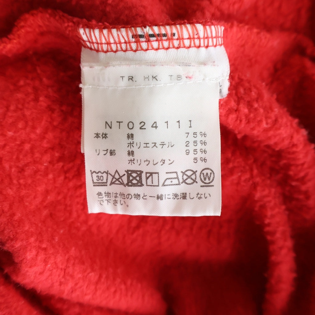 SUPREME(シュプリーム) ×THE NORTH FACE バックプリントクルーネック長袖スウェットトレーナー レッド NT024111