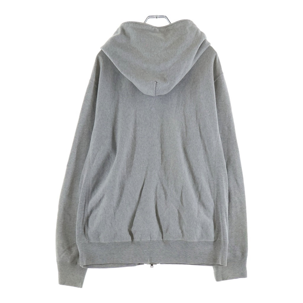 A BATHING APE(アベイシングエイプ) BABY MILO FULL ZIP HOODIE リーゼント ベビーマイロ 長袖フルジップパーカー フーディ グレー