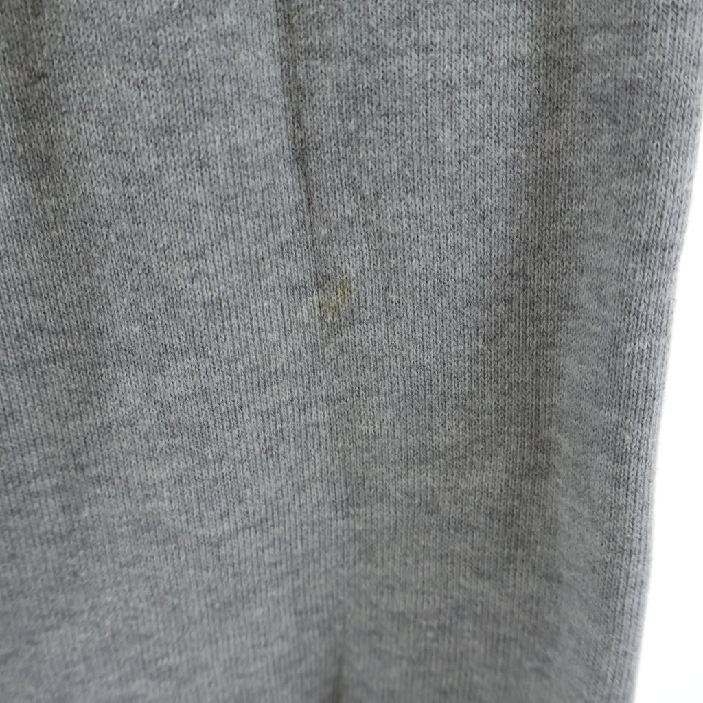 A BATHING APE(アベイシングエイプ) LOGO PATCH SWEAT VARSITY JACKET 両面ロゴワッペン刺繍 スウェットヴァーシティジャケット スタジャン グレー