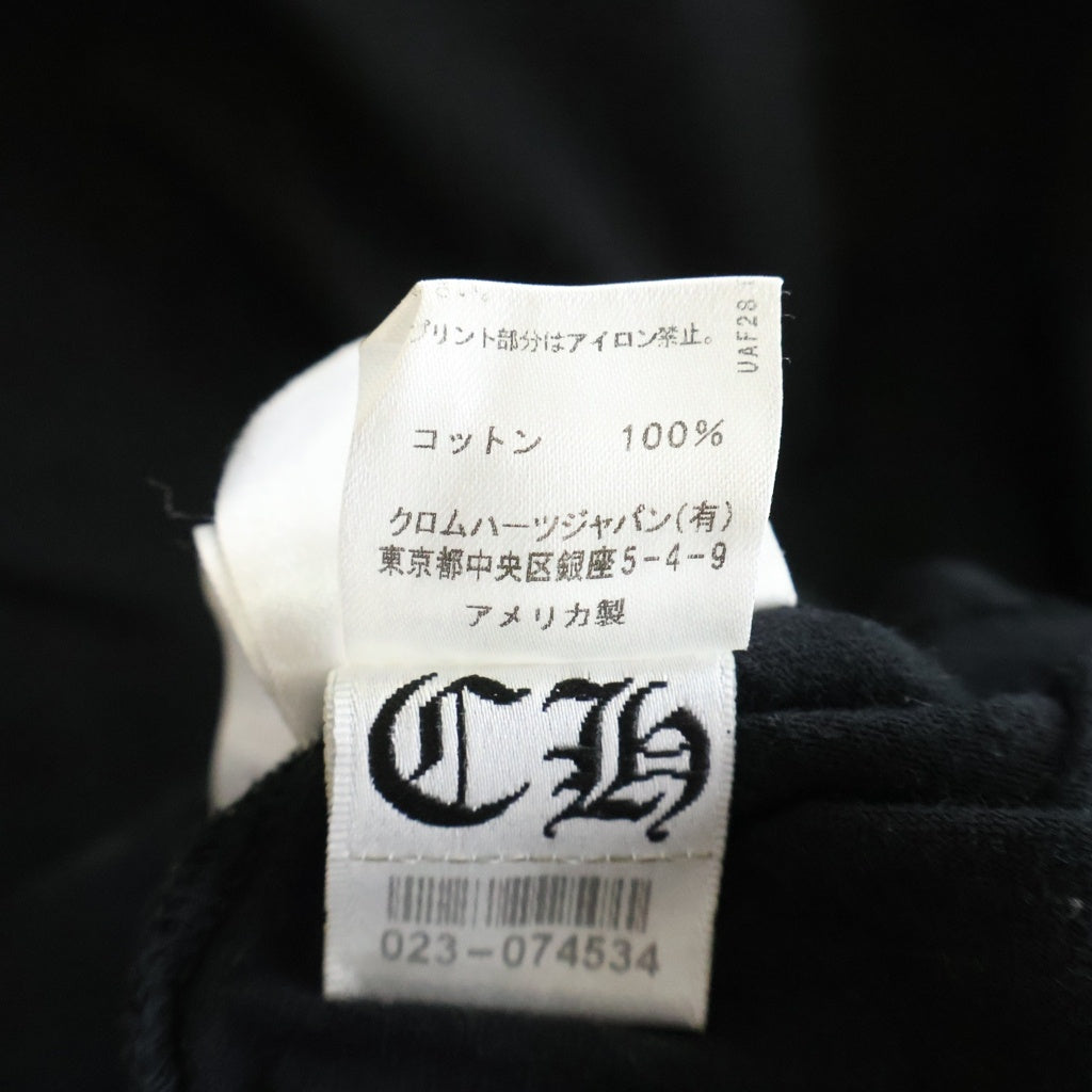 CHROME HEARTS(クロムハーツ) ARCH LOGO USA S/S TEE アーチロゴプリント クルーネック半袖Tシャツ カットソー ブラック
