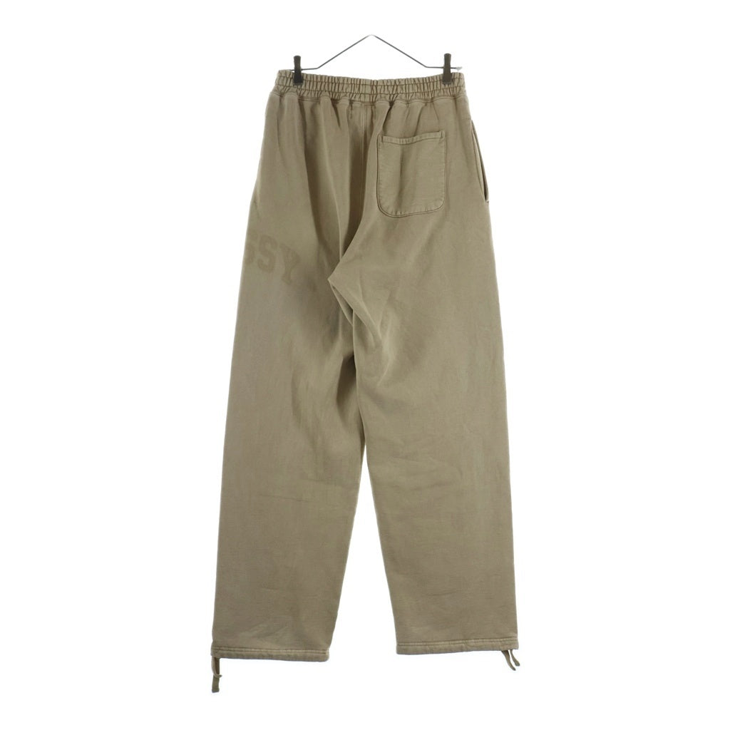 STUSSY(ステューシー) Fleece Pant Faded Graphic 116667 フェイデッド グラフィック ロゴ フリース スウェットパンツ ベージュ
