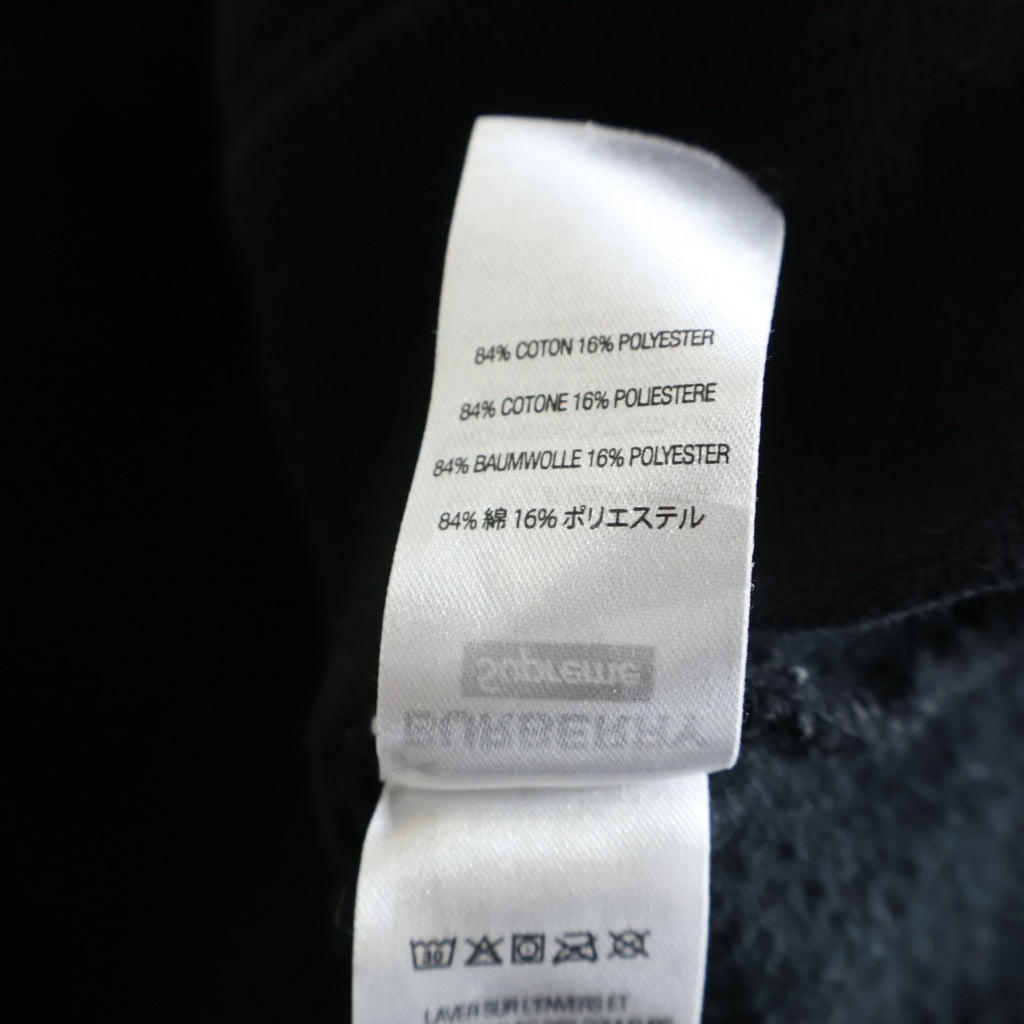 SUPREME(シュプリーム) 22SS ×Burberry Box Logo Hooded Sweats バーバリー ボックス ロゴ 長袖スウェットパーカー フーディ ブラック
