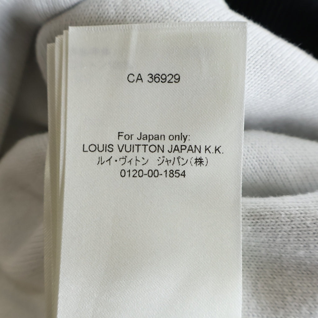 LOUIS VUITTON(ルイヴィトン) 24SS グラディエントモノグラム コットン クルーネック長袖ニットセーター ブラック RM241Q USO HQN42W