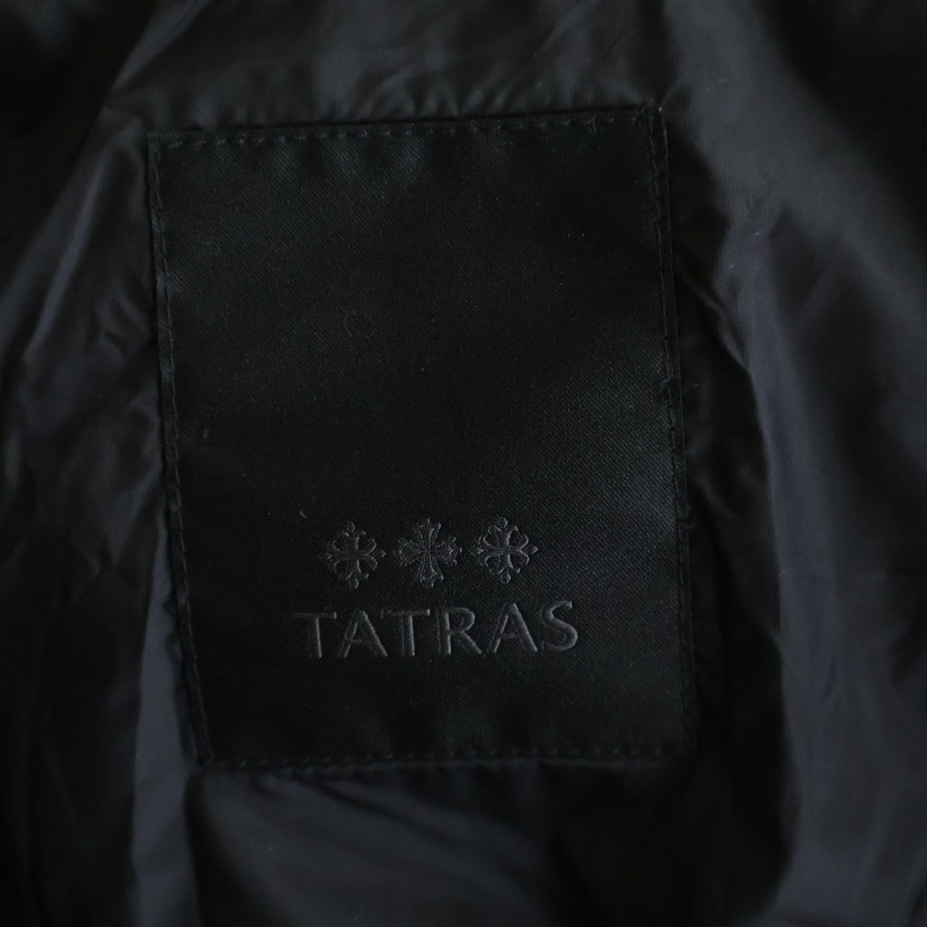 TATRAS(タトラス) アゴルド マルチポケット フーデッド ジップアップ ダウンジャケット ブラック MTKE21A4148-D