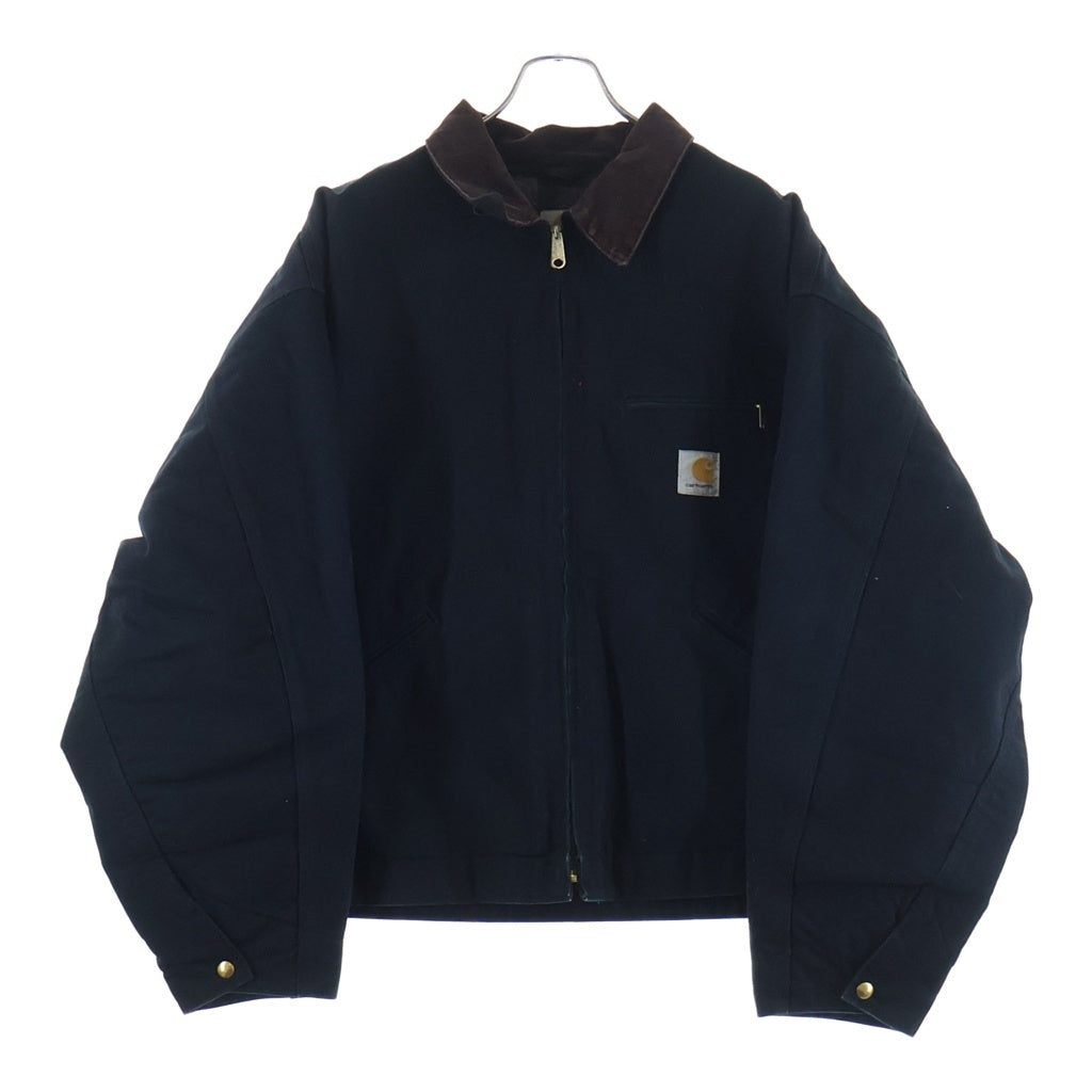 CARHARTT(カーハート) Duck Detroit ダック デトロイトジャケット ジップアップブルゾンジャケット ブラック/ブラウン