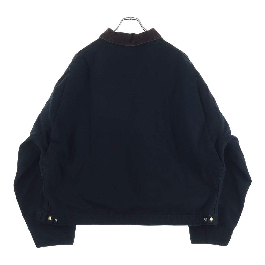 CARHARTT(カーハート) Duck Detroit ダック デトロイトジャケット ジップアップブルゾンジャケット ブラック/ブラウン