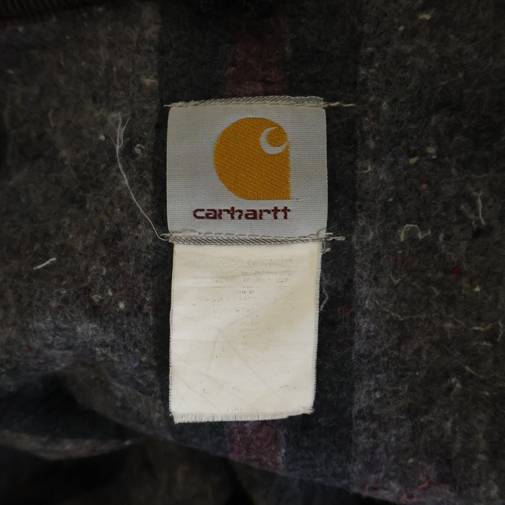 CARHARTT(カーハート) Duck Detroit ダック デトロイトジャケット ジップアップブルゾンジャケット ブラック/ブラウン