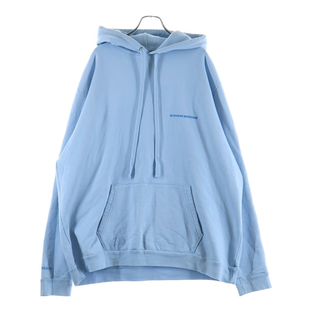 CHROME HEARTS(クロムハーツ) 25年製 MIAMI ART BASEL EXCLUSIVE VINE DAGGER HOODIE LIGHT BLUE マイアミ限定 ヴァインダガープリント プルオーバー長袖パーカー フーディ ブルー