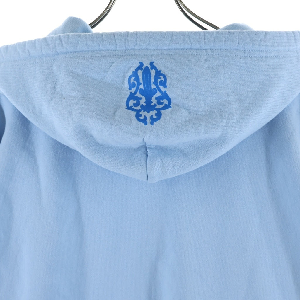CHROME HEARTS(クロムハーツ) 25年製 MIAMI ART BASEL EXCLUSIVE VINE DAGGER HOODIE LIGHT BLUE マイアミ限定 ヴァインダガープリント プルオーバー長袖パーカー フーディ ブルー
