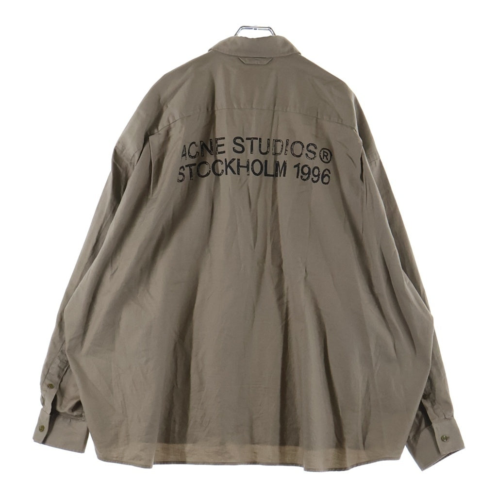 Acne Studios(アクネ ストゥディオズ) Denim Button Up Shirt Black ボタンアップ 長袖シャツ