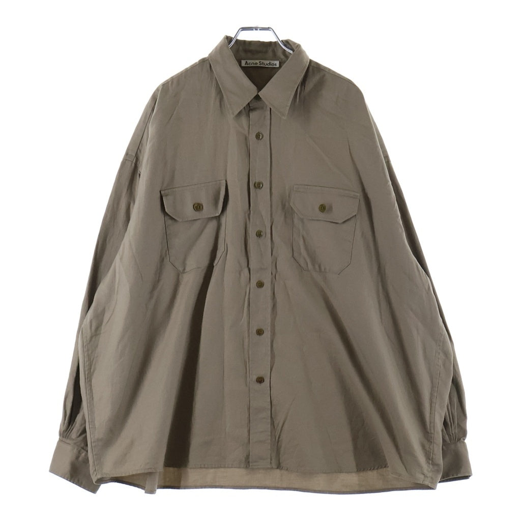 Acne Studios(アクネ ストゥディオズ) Denim Button Up Shirt Black ボタンアップ 長袖シャツ