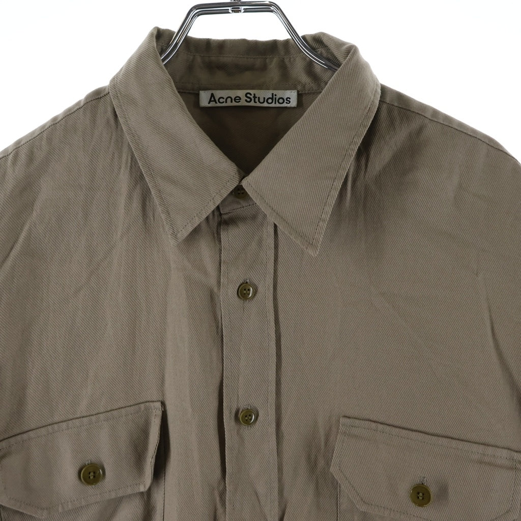 Acne Studios(アクネ ストゥディオズ) Denim Button Up Shirt Black ボタンアップ 長袖シャツ