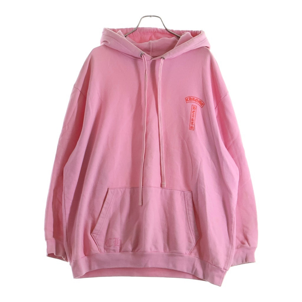 CHROME HEARTS(クロムハーツ) PULLOVER HOODIE Tバー プルオーバースウェットパーカー フーディー ピンク