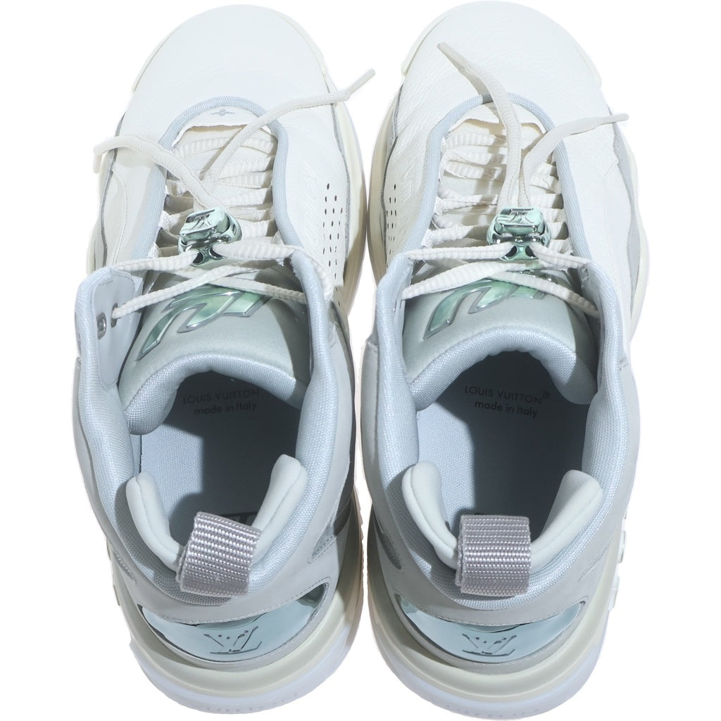 LOUIS VUITTON(ルイヴィトン) 23AW LVトレーナー2 ラインスニーカー ハイカットスニーカー グレー 1ABZ24/GO0263