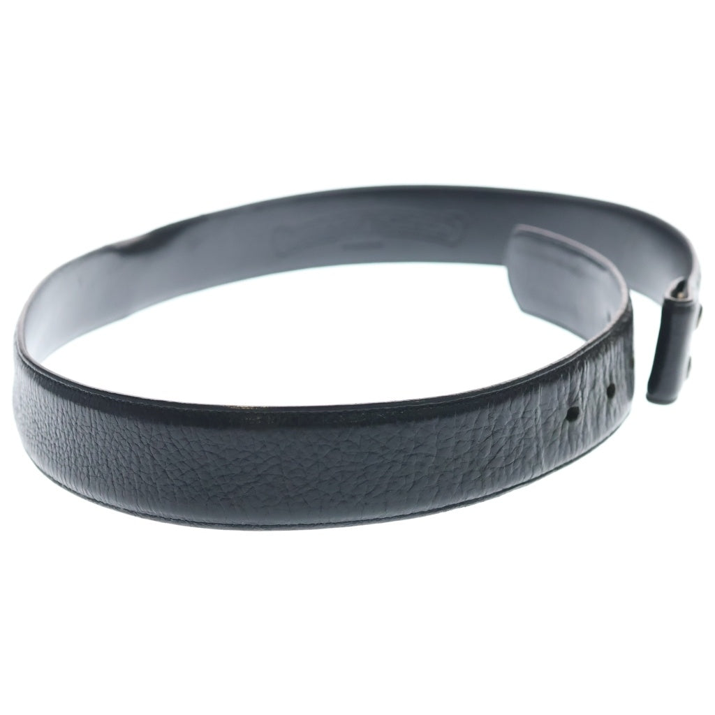 CHROME HEARTS(クロムハーツ) 1.5 STRAP 1.5インチ ホースシューリベッツ レザーベルトストラップ ブラック