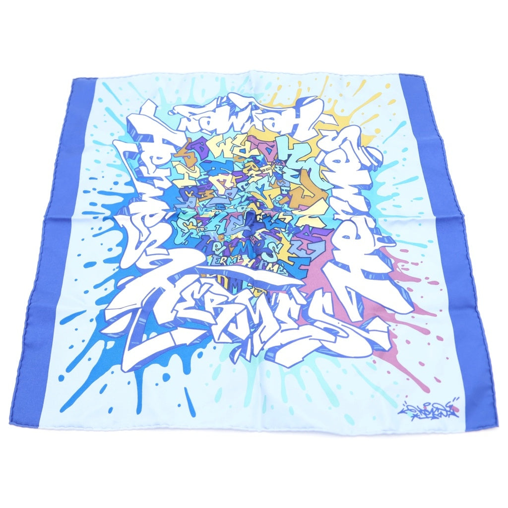 HERMES(エルメス) Graffti silk scarf グラフィティ シルクスカーフ マルチカラー レディース