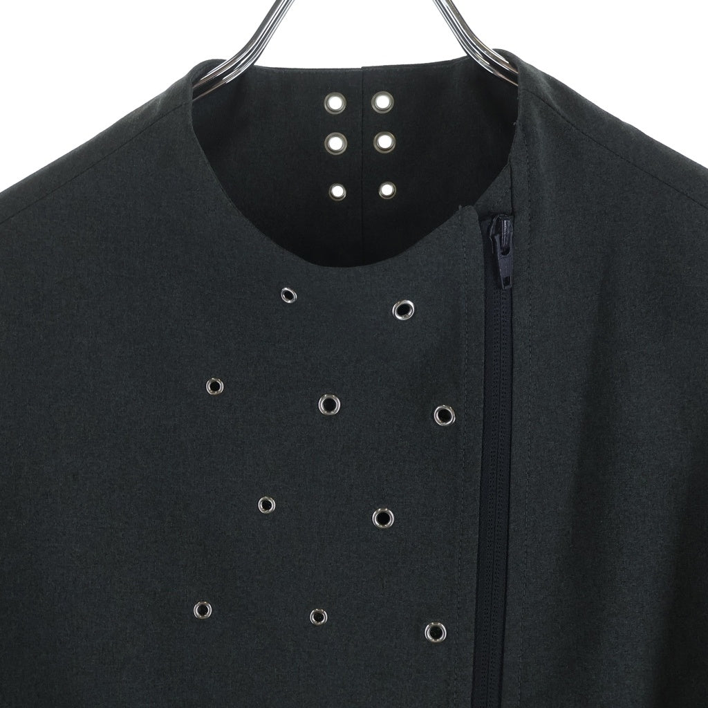 _J.L - A.L_(ジェイラル) 26SS Giacomo Jacket アシンメトリージップ フロントパネルデザイン ジャコモジャケット ブルゾンジャケット グレー