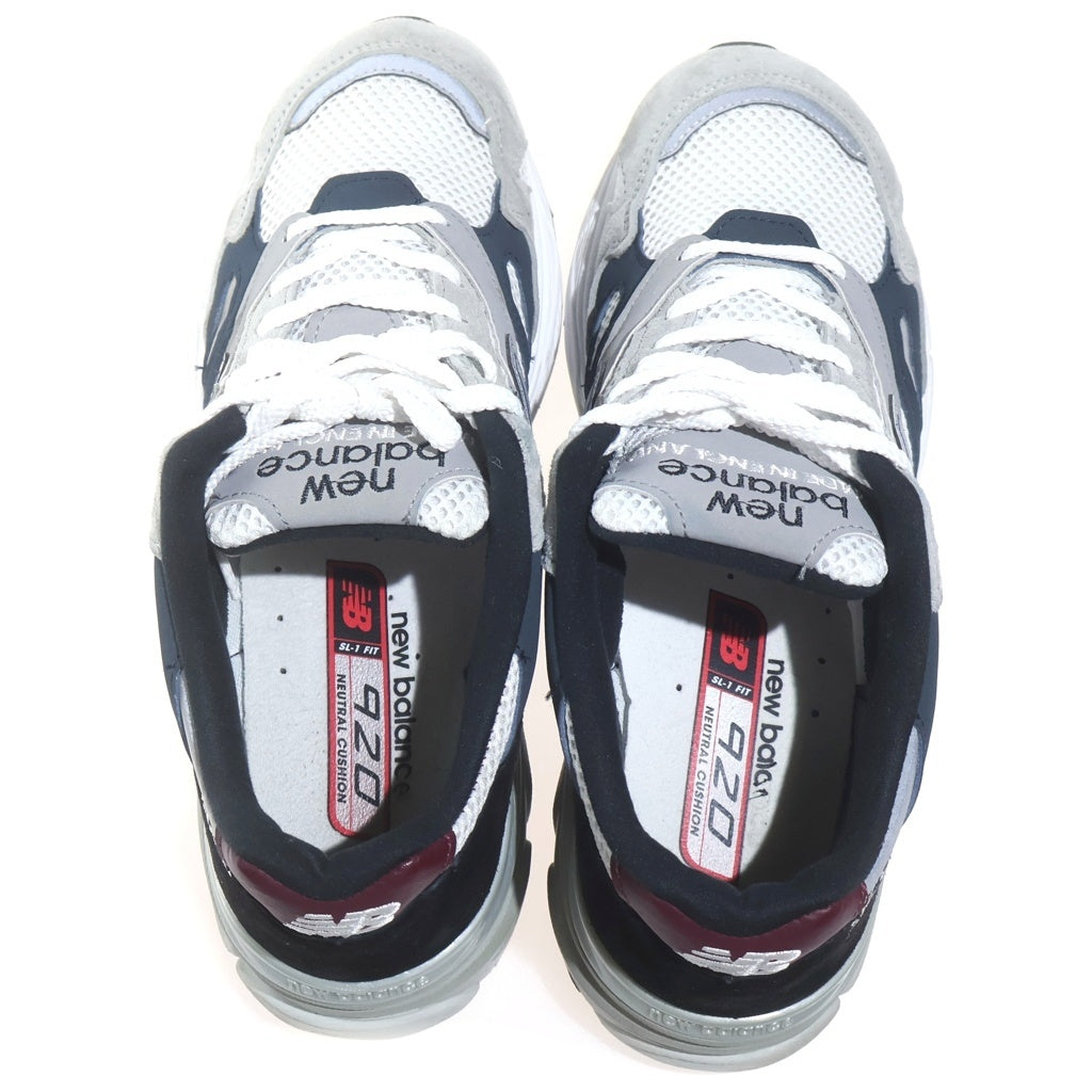 New Balance(ニューバランス) LIGHT GRAY/NAVYライトグレー/ネイビー メッシュローカットスニーカー グレー M920NBR
