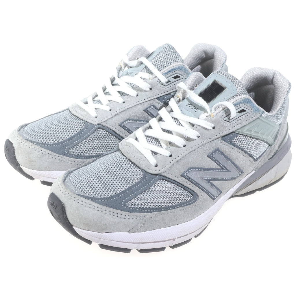 New Balance(ニューバランス) 990V5 Gray グレー メッシュミッドカットスニーカーグレー M990GL5
